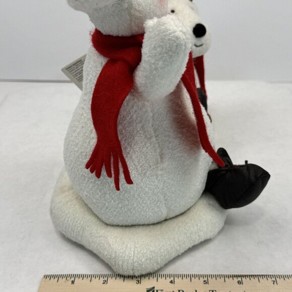 Vintage 2004 Hallmark Jingle Pals Snowman Dog Plush Singing Barking Dancing - Picture 14 of 17